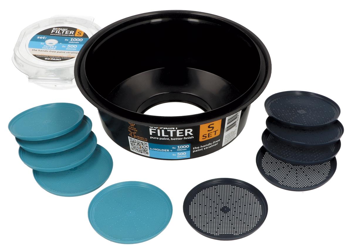 GO!PAINT Filter S with replacement sieves